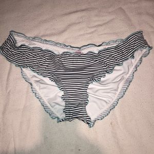 Victoria Secret Ruffle Cinched Bikini Bottoms